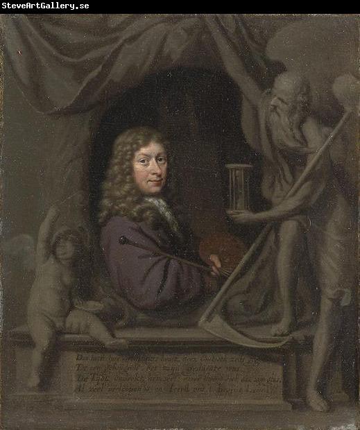 Michiel van Musscher Self-portrait.